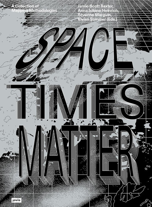 Book cover of 'Space Times Matter' with architectural design elements.