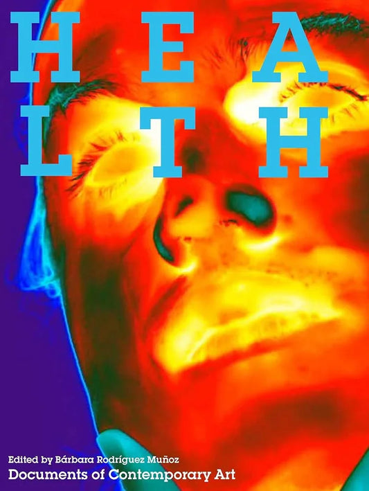 The cover image features a close-up, color-manipulated photograph of a person's face, with the title 'HEALTH' prominently displayed in blue text at the top.