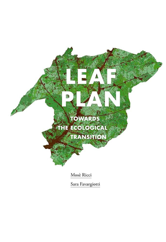 Book cover of 'Leaf Plan: Towards the Ecological Transition' with a green leaf design on a white background.