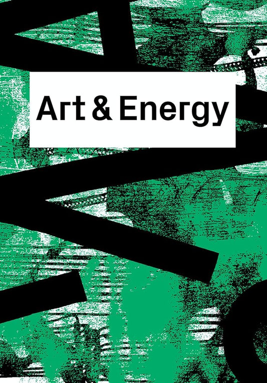 The cover image shows a book titled 'Art & Energy' with a graphic design predominantly in green and black with black text on a white background.