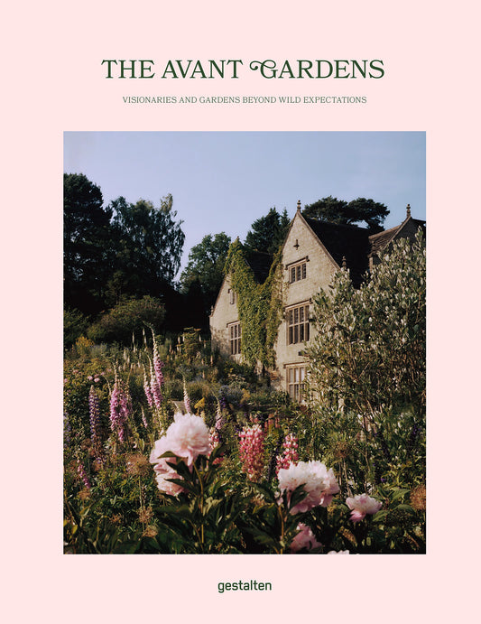Book cover of 'The Avant Gardens' with a garden scene and Gestalten logo.