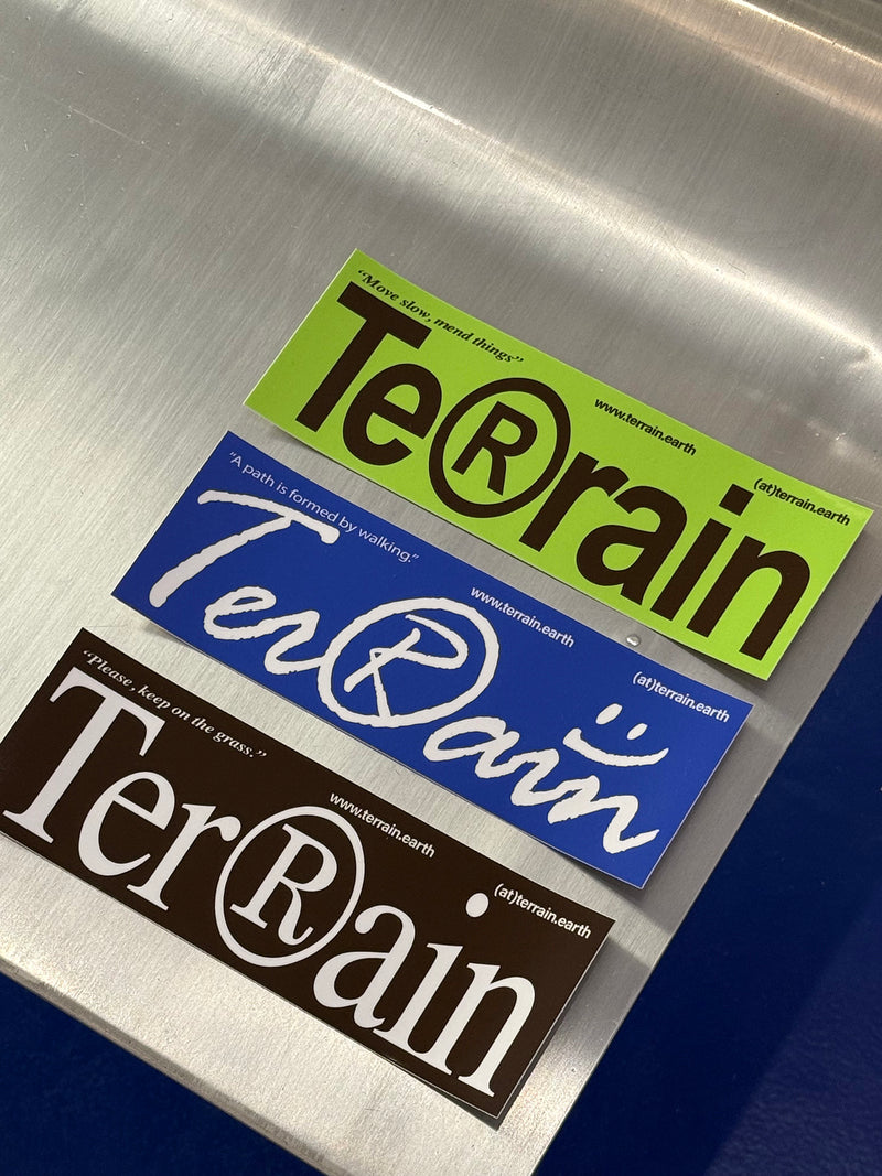 TERRAIN Bumper Stickers