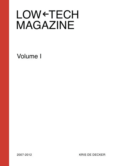 Low-Tech Magazine Vol I