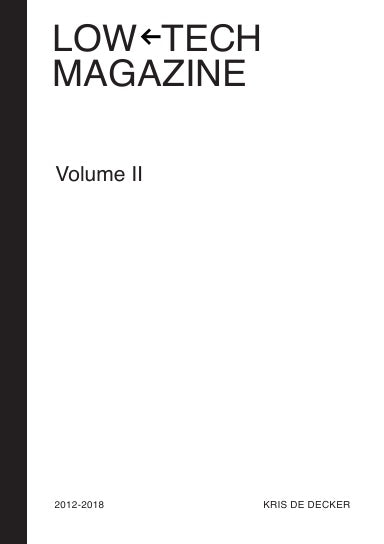 Low-Tech Magazine Vol II