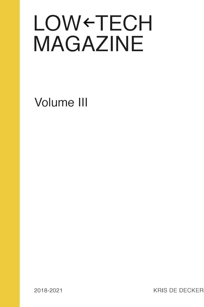 Low-Tech Magazine Vol III