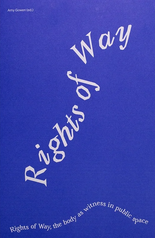 Book cover of 'Rights of Way' with white text on a blue background