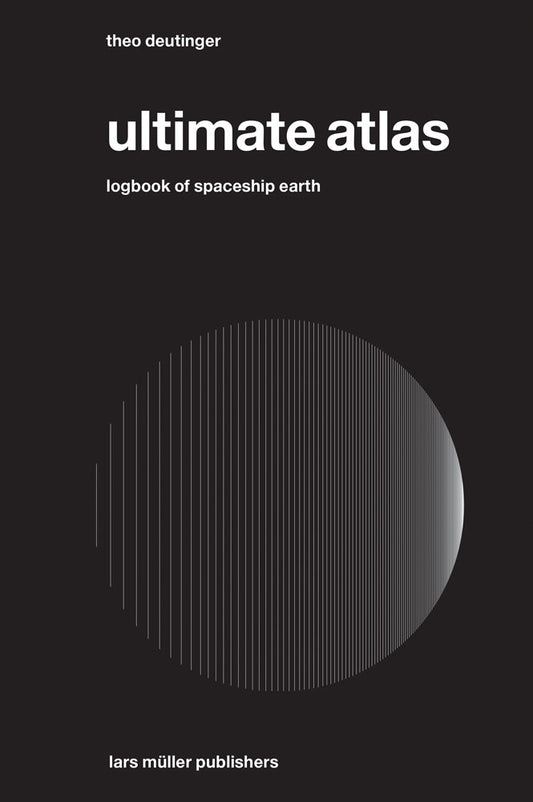 A book cover for 'Ultimate Atlas' featuring a stylized graphic design with a globe and the title text.