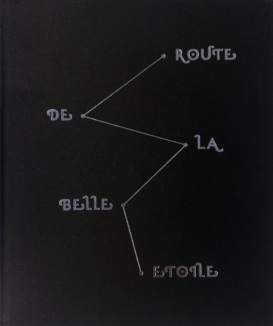 Book cover with geometric design and text on a black background