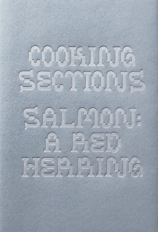 Textured blue book cover with embossed white text